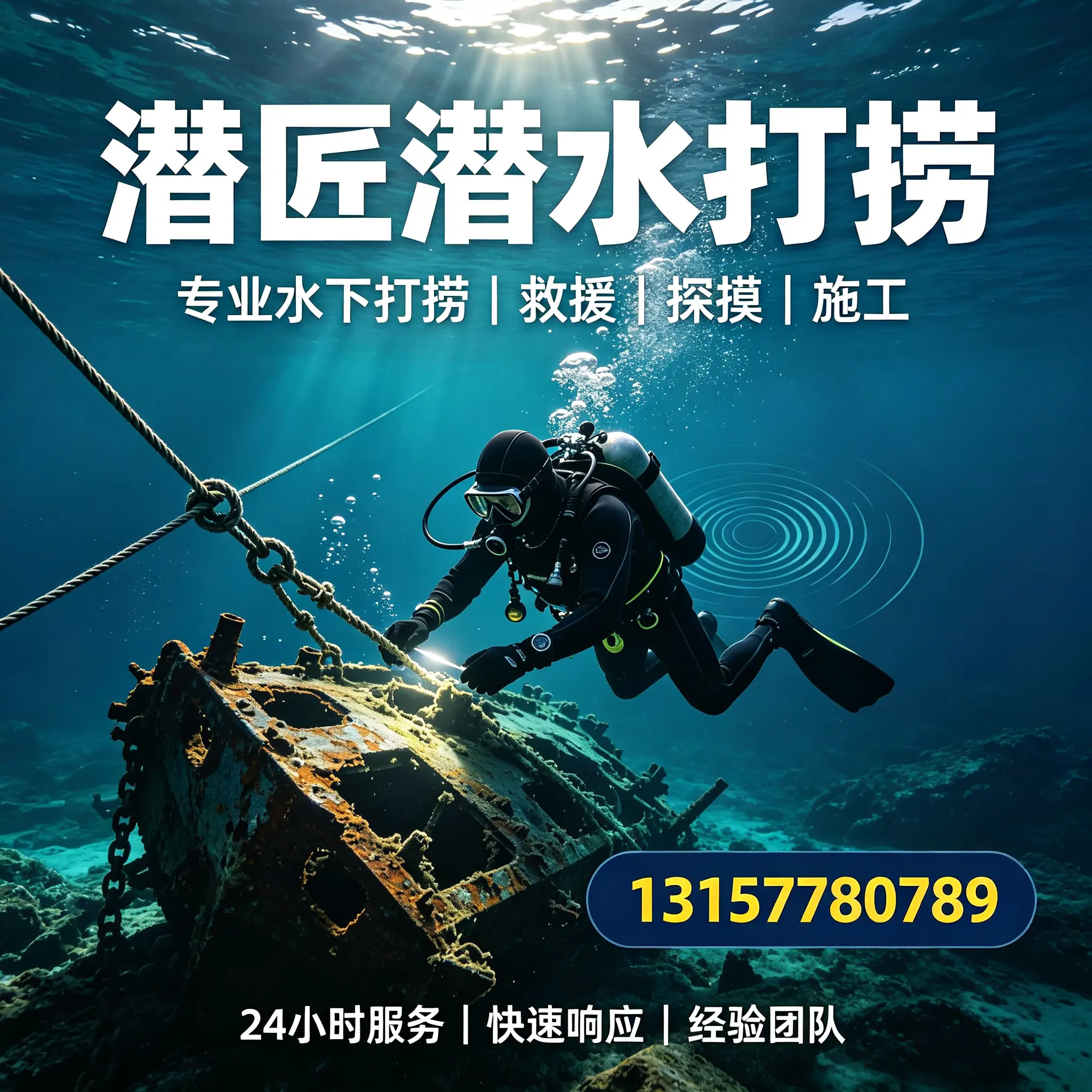 镇康水下打捞作业服务产品